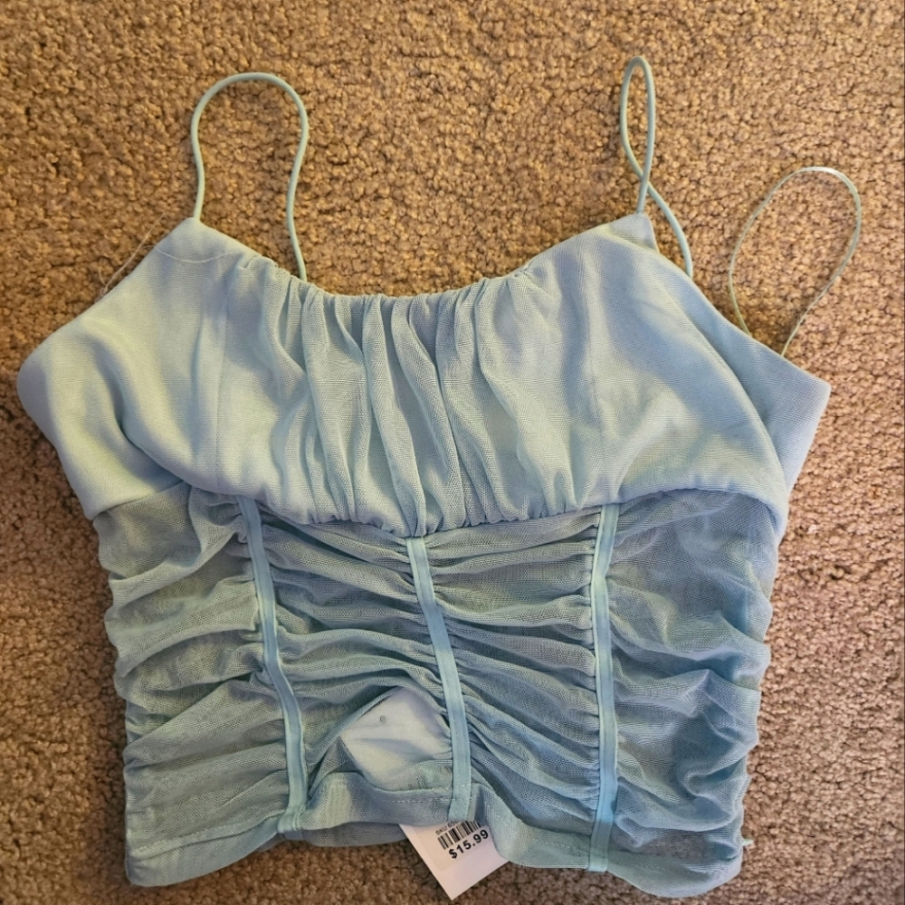 Mesh Corset Top